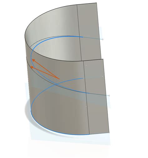 curved sheet metal part fusion|I have an odd shaped sheet.